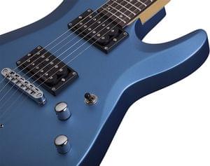 1638861267718-Schecter C-6 SMLB Satin Metallic Light Blue Deluxe Solid-Body Electric Guitar5.jpg